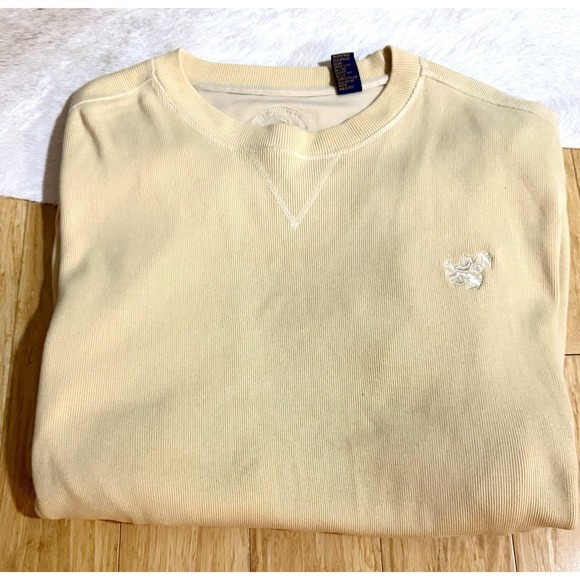 Nat Nast Luxury Originals Men's cream crew‎ neck long sleeve sweater size Large - Picture 5 of 5